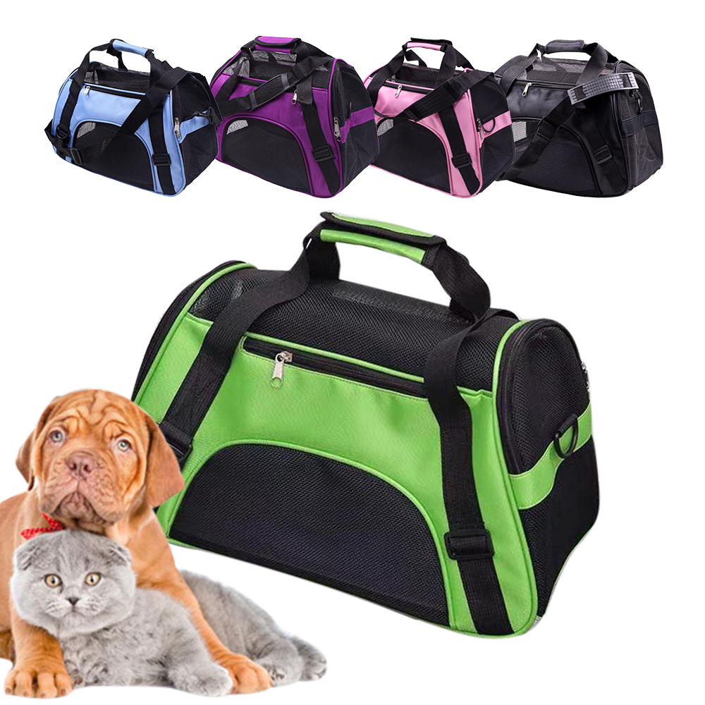 Nylon Huisdieren Ademend Mesh Reistas Draagbare Kat Puppy Uitgaande Handtas Kooi Rugzak Carrier Hond Teddy Benodigdheden