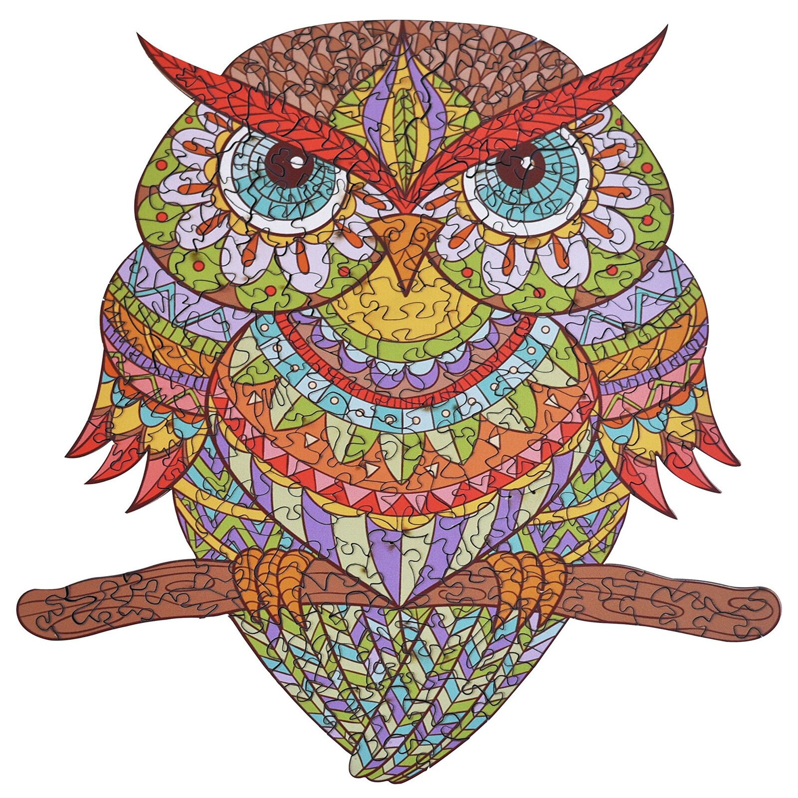 Unidragon Houten Puzzel Puzzel Puzzel Houten Puzzel En Bois Houten Puzzel Houten Puzzels Voor Volwassenen Puzzel Bois: owl