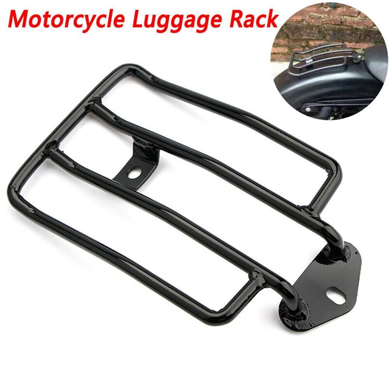 Motorcycle Luggage Rack Backrest Rear Fender for -Davidson Sportster Xl 883 Xl1200 X48
