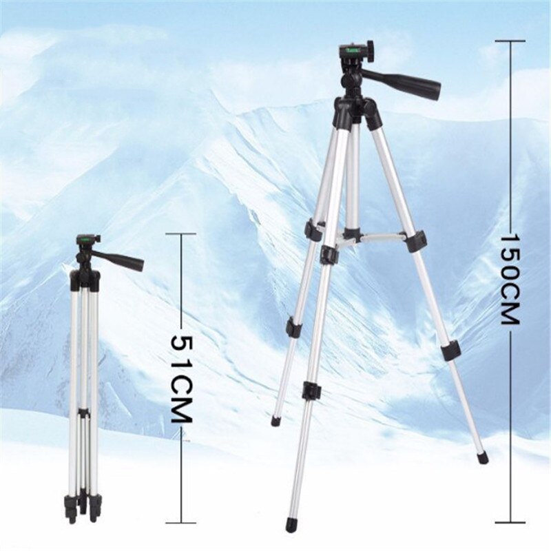 Proffskamera stativ för canon nikon sony dslr kamera videokamera mini protable stativ med väska för telefonkamera