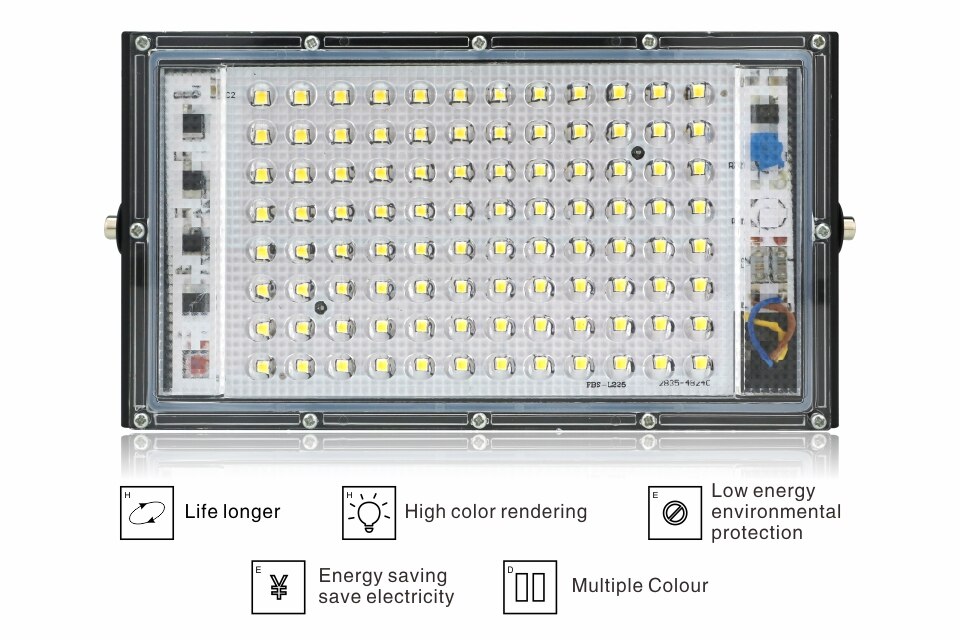 100W LED Street Light Outdoor Floodlight Spotlight IP65 Waterproof Wall Light Garden Road Street Pathway Outdoor Lighting