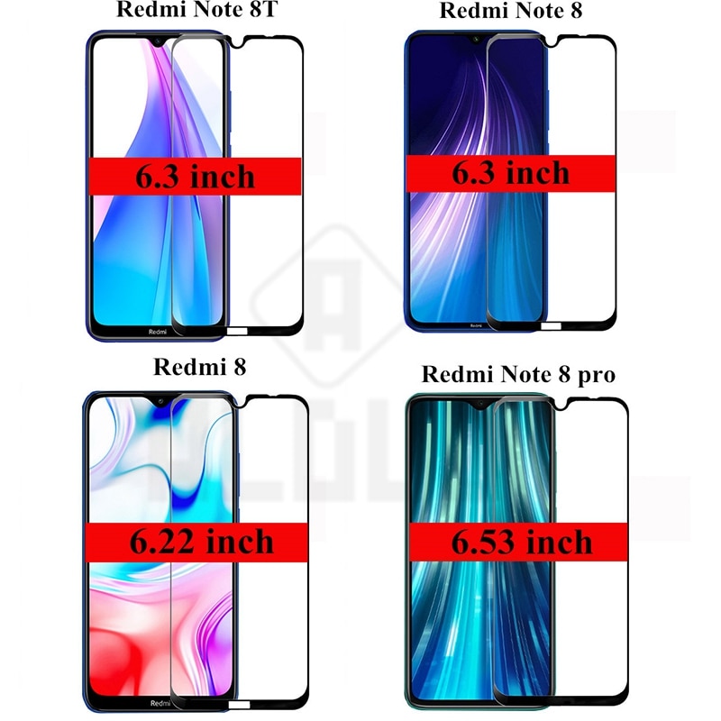 2in1 Protective Glass For Xiomi Redmi 7A Note 7 8 pro 8T 9s Lens Film For Xiaomi Redmi note8 pro note 9 Camera Screen Protector