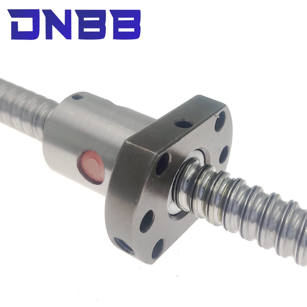 Vis à billes de précision C7 avec écrou à bille unique 150, 200, 300, 400, 450, 500, 550, 600, 700, 800, 1204mm, pièces CNC, SFU1204