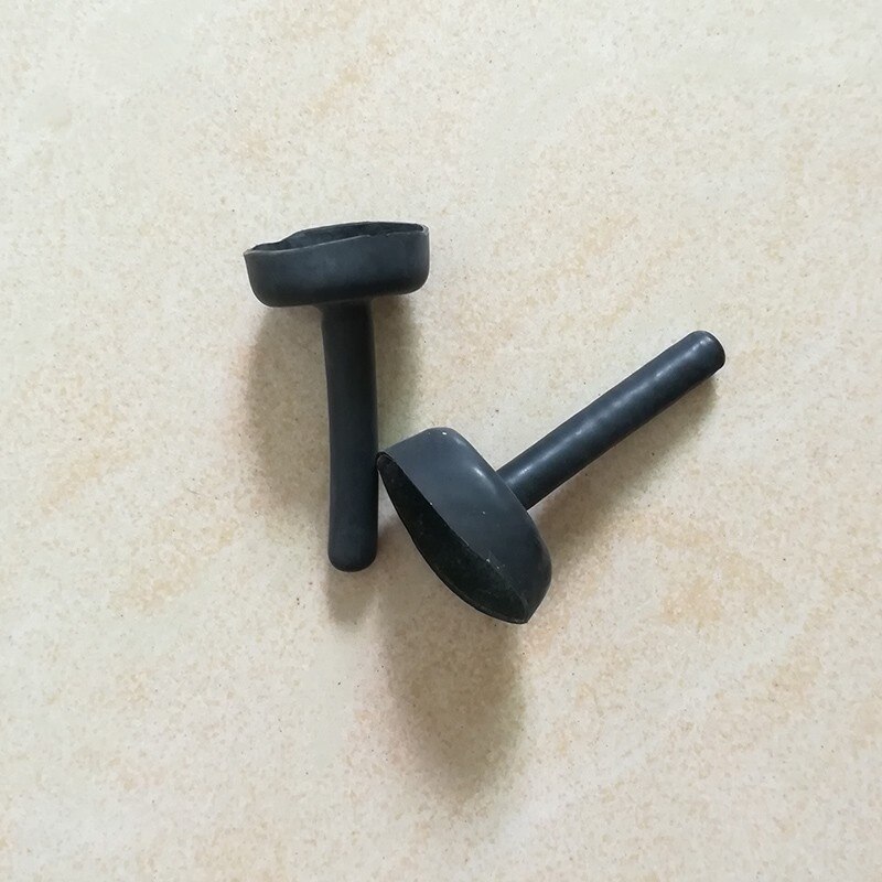 Seamless Latex Natural Nose Tube DIY Extend Hood Nostril Long Version for Rubber Mask Costumes: black short