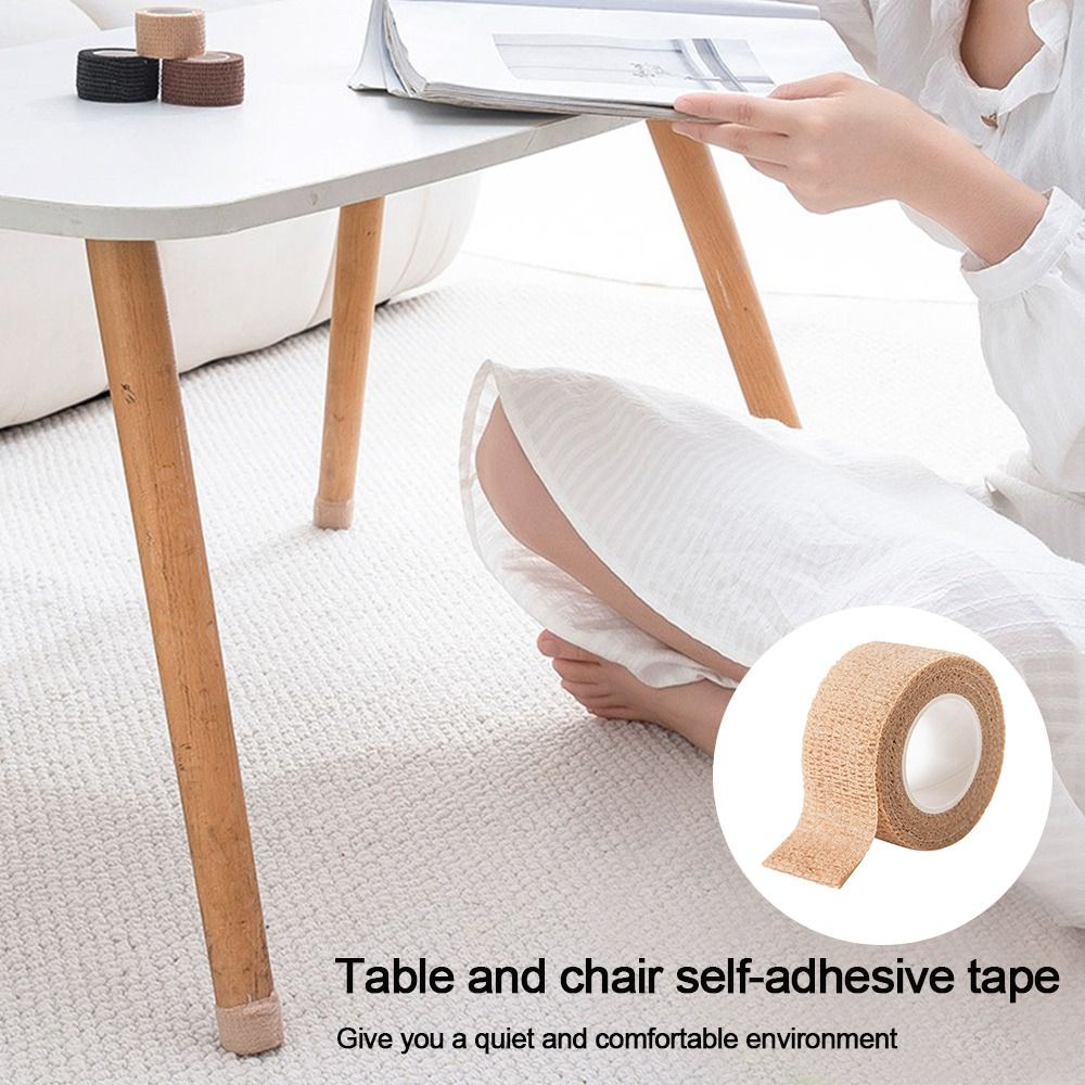 Zelfklevende Tafelbeenbescherming Vilt Voetbedekking Vloerbeschermhoes Stille Antislip Meubelpad Multifunctionele Tape