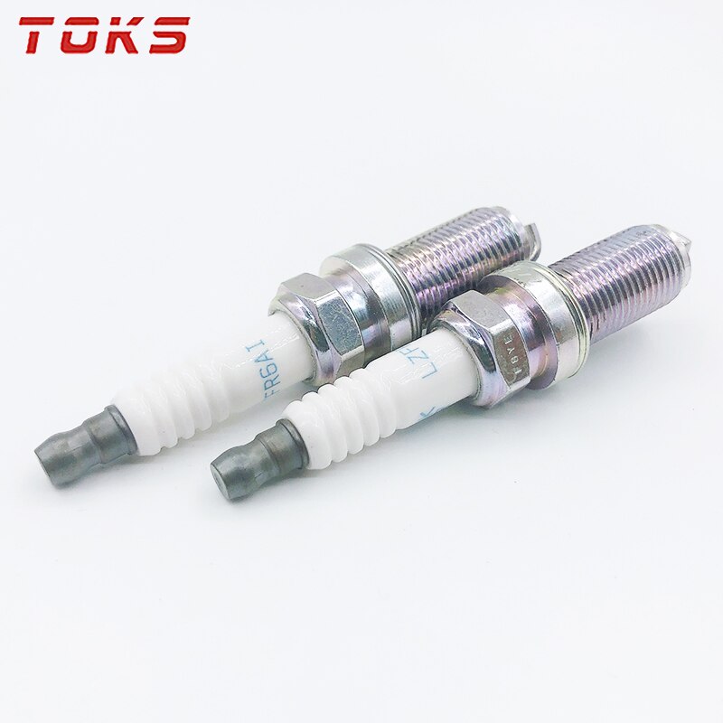 Bujía de iridio MN158596 LZFR6-AI 3656, para Mitsubishi, Eclipse, Galant, Lancer, Outlander, LZFR6AI-3656 de 2,4 L, 4 Uds.