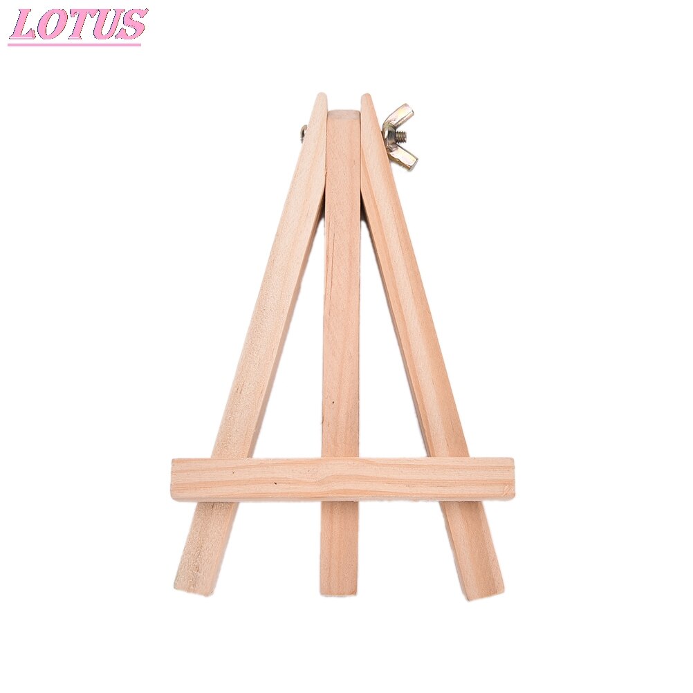 1Pcs Hout Kunstenaar Schildersezel Bruiloft Nummer Plaats Naam Card Stand Display Houder Frame Leuke Desk Decor Diy Levert 18*24Cm