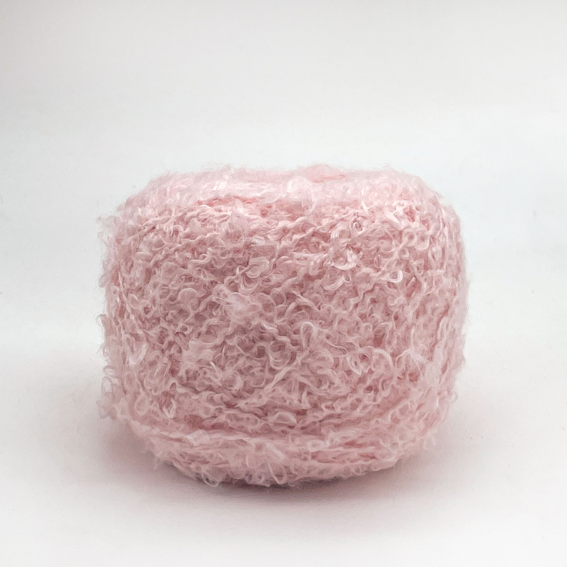 50g Wool Loop Yarn Mohair Yarn Ball Handmade Diy Crochet Doll Scarf Sweater: WHITE