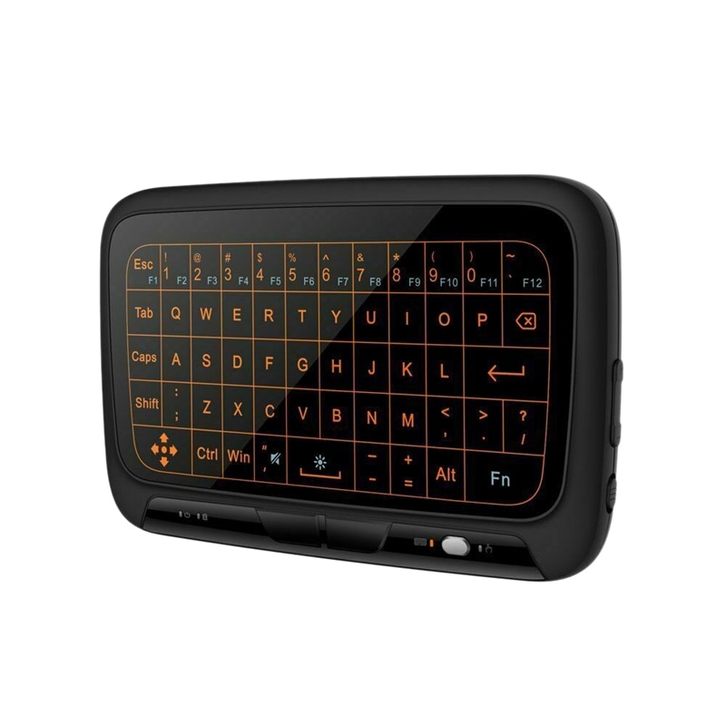 H18+ Wireless Air Mouse Mini Keyboard Full Sn Press 2.4GHz Keyboard Touchpad with Backlight Function for Smart TV PS3: Default Title