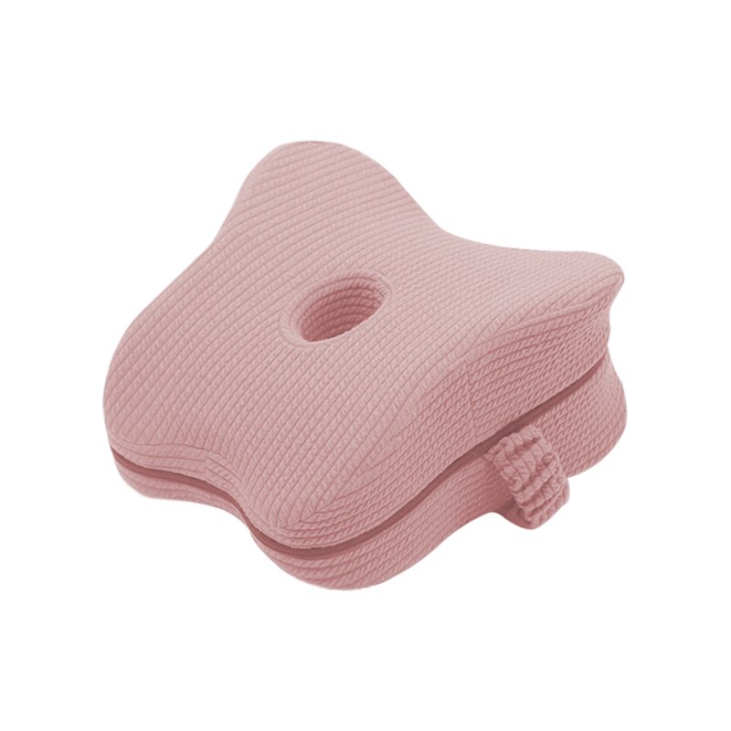 Orthopedische Kussen Slapen Memory Foam Been Klepstandsteller Kussens Knie Ondersteuning Kussen Tussen Zwangerschap Lichaam Slapen: Pink