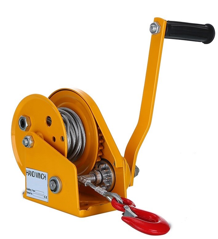 1800--2600lbs Boat windlass truck auto manual winch with self-locking, hand tool