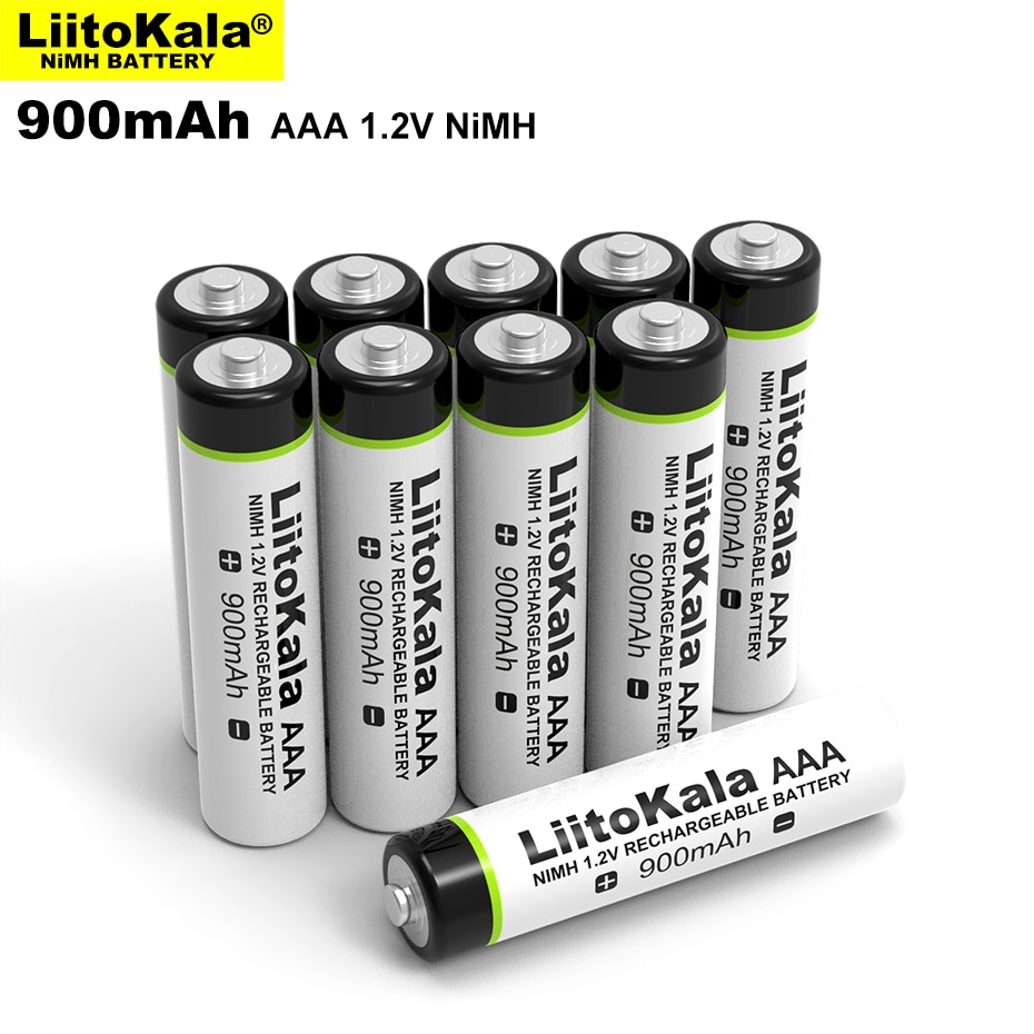 4-28Pcs Liitokala Originele Aaa Nimh Batterij 1.2V Oplaadbare Batterij 900Mah Voor Zaklamp, Speelgoed