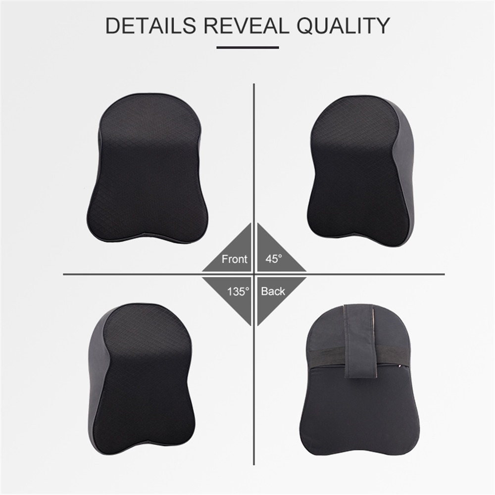 Auto Nekkussen 3D Memory Foam Head Rest Verstelbare Auto Hoofdsteun Kussen Reizen Nekkussen Ondersteuning Holder Seat Kussen