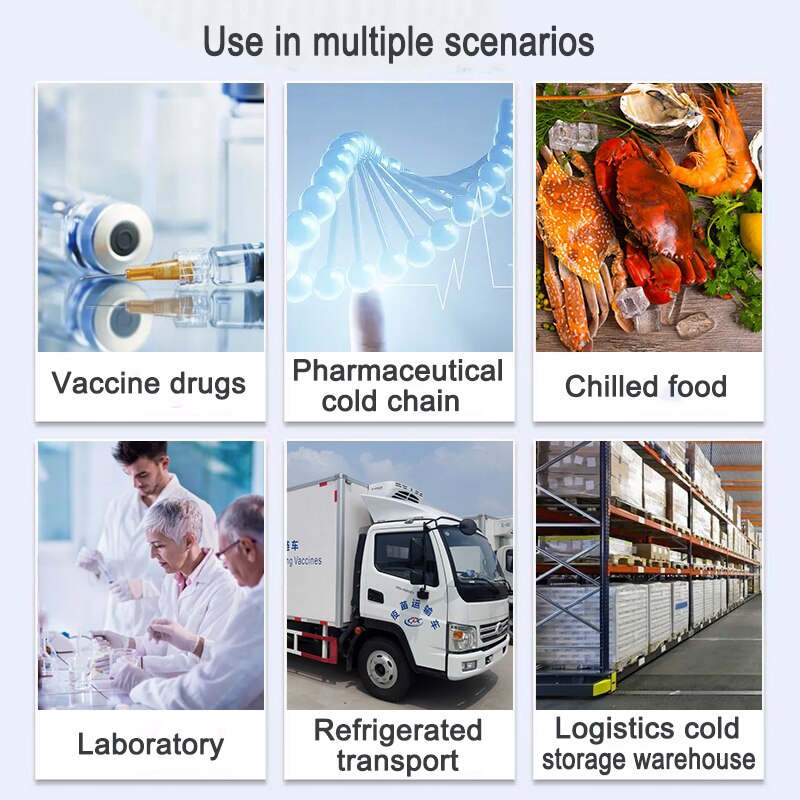 Data Logger Multi-use USB Temperature Datalogger Reusable TEMP Recorder With 32000 Record For Logistics Cold Chain