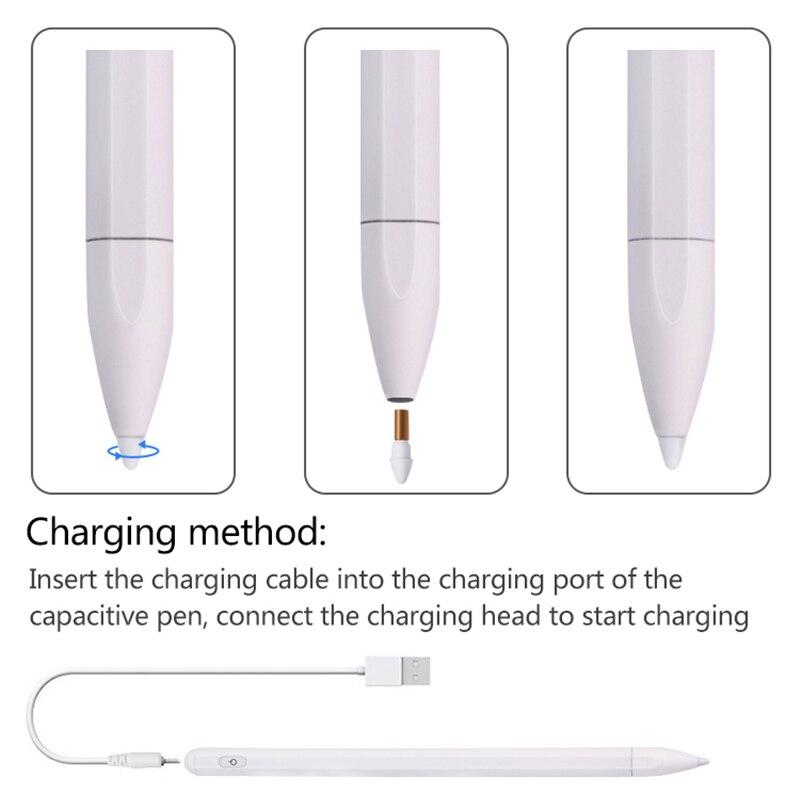 Para ipad -Año pantalla táctil capacitiva Stylus activo Stylus Pen para ipad 6 /Pro 11 /Mini 5 /7, S Pen