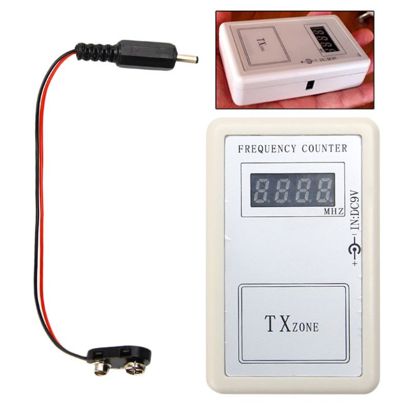 Handheld Wireless Remote Control Detector Counter Frequency Tester 250-450 MHZ