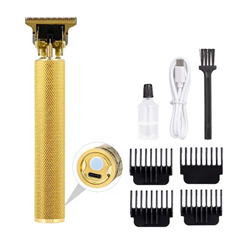 Usb aparador de cabelo barbeiro corte de cabelo recarregável máquina de cortar cabelo sem fio homens máquina de corte de cabelo aparador de barba 1.5-4mm navalha barbeador: 03