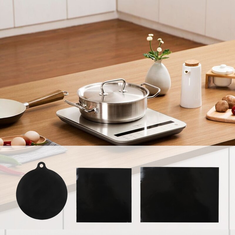 Induktion Kochfeld Matte Schutz Rutschfeste Silikon Wärmedämmung Pad Kochen oben Abdeckung wiederverwendbar Küche Zubehör