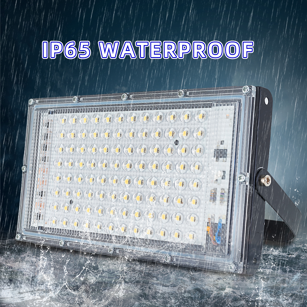 100w flomlys  ac 220v 230v 240v ip65 vanntett av ledet gatelampe hagevegglampe landskapsbelysning utelys