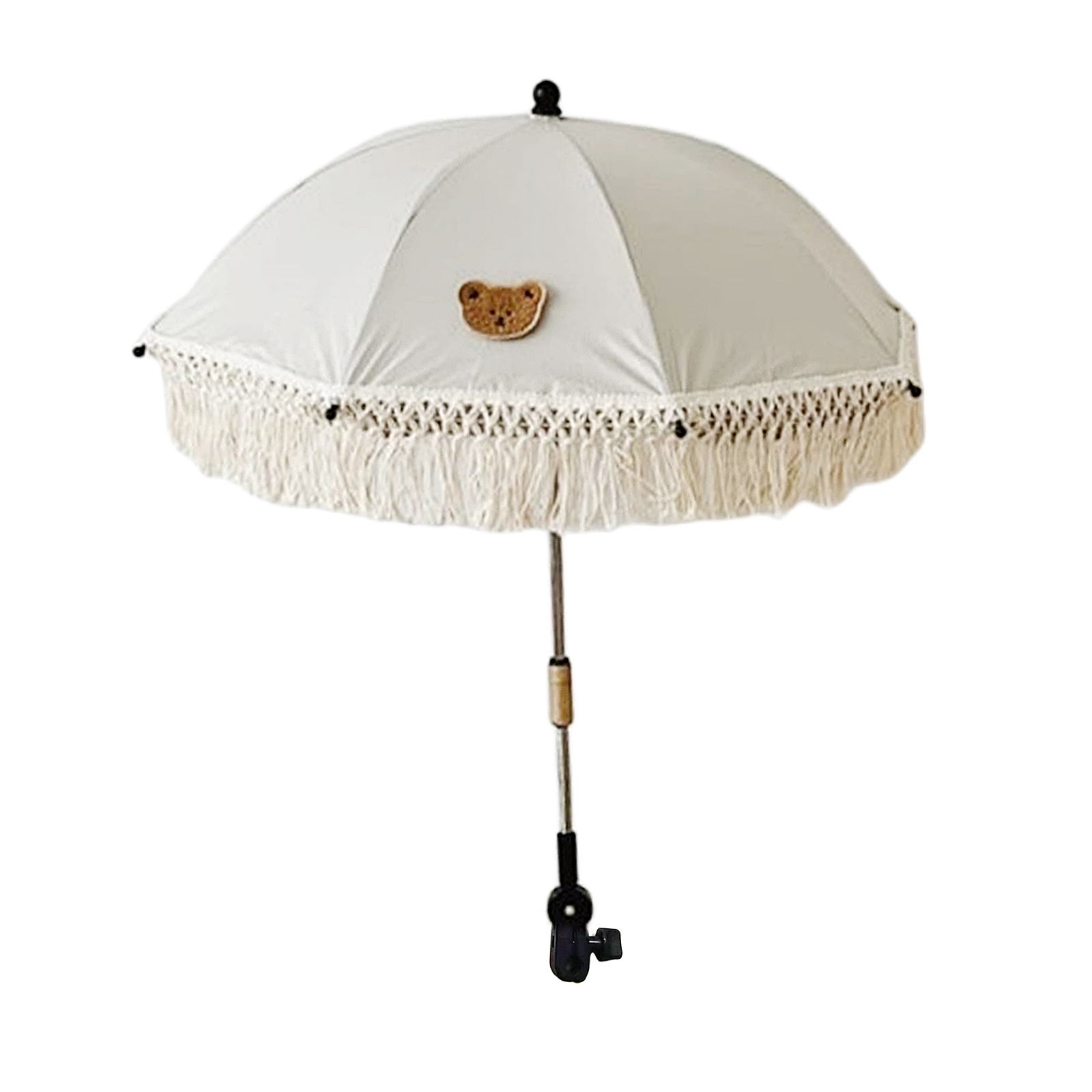 Passeggino parasole con morsetto UV accessori per passeggini universali coperture per tettoie per ruote Base sportiva protezione per supporto indossabile: Rosso