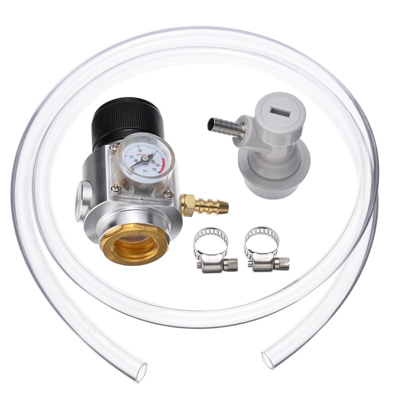 CO2 Mini Gas Regulator CO2 Gas Regulator Gas Line Corny Cornelius Keg Charger Ball Lock Mayitr