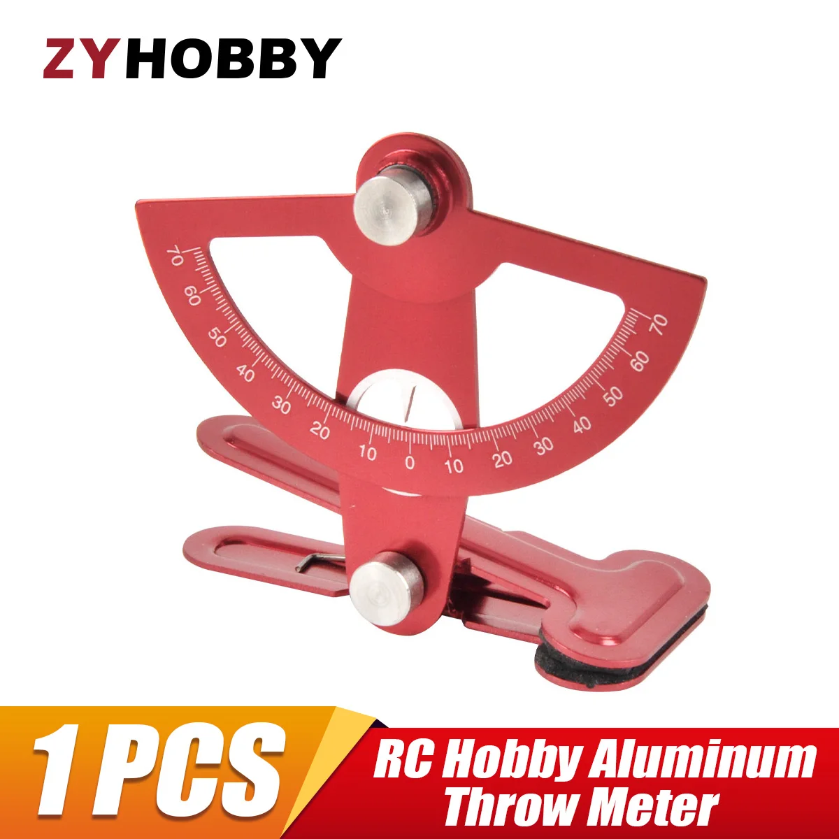 Herramienta de bricolaje para Hobby RC, medidor de lanzamiento de aluminio anodizado milagroso para modelos RC