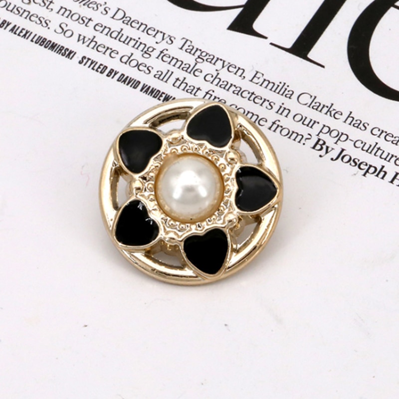 Boutons ronds en cuivre et cuir, 10 pièces, 15/18/20/25mm, pour vêtements, veste, Jeans, boutons métalliques, vêtements, accessoires de couture