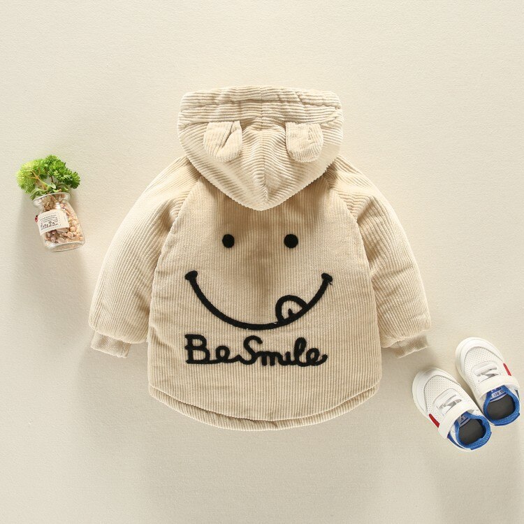 Kinderen katoenen jas winter kinderen warm katoenen jas verdikking mannelijke baby cashmere kleding