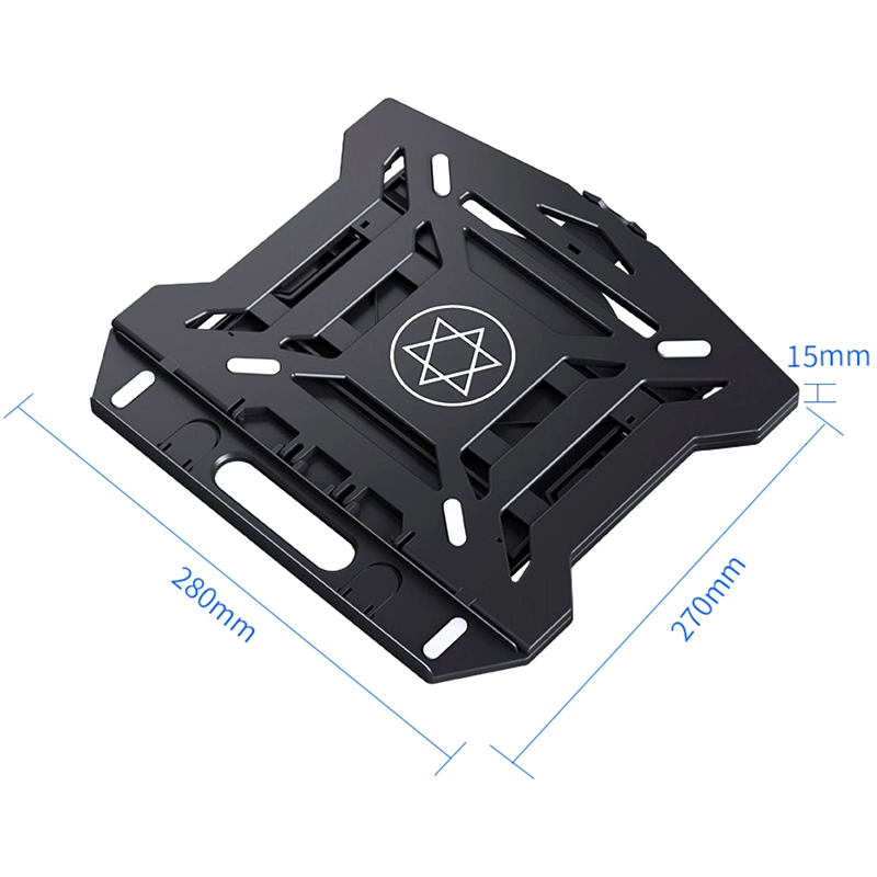 Computer Stand Eight-Speed Adjustable Notebook Stand with Turntable Portable Foldable Notebook Stand Notebook Computers