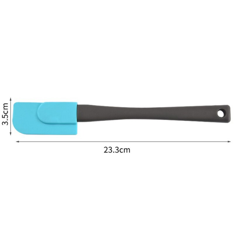 1Pcs Silicone Schraper Food Grade Non Stick Kitchen Tools For Cream Butter Spatula Heat Resistant Cake Cooking Baking Random