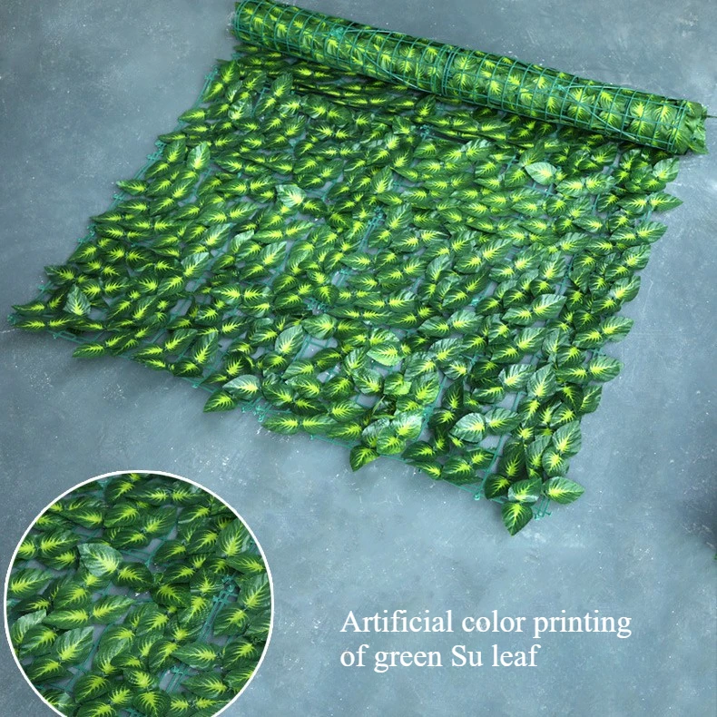 Artificial Hedge Fence Panel 0.5M/3M Green Privacy Screen Waterproof UV Protection Outdoor Garden Balcony Home Decoration: 3XL / light yellow