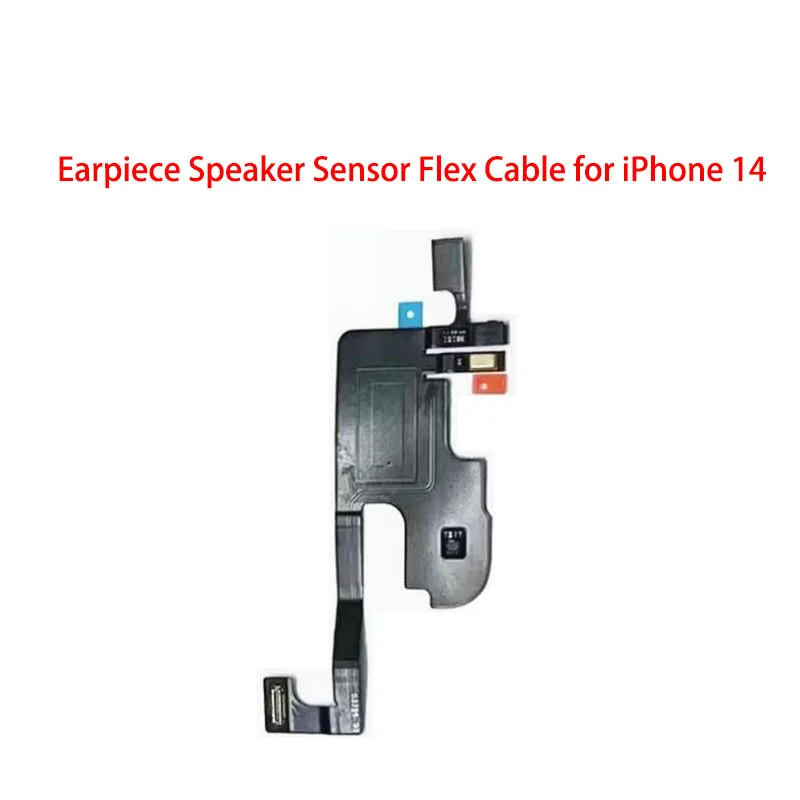 Original Hörer Ohr Lautsprecher Für iPhone 14 Pro Max Plus Sound Empfänger Kopfhörer Front Licht Sensor Flex Kabel: Silber