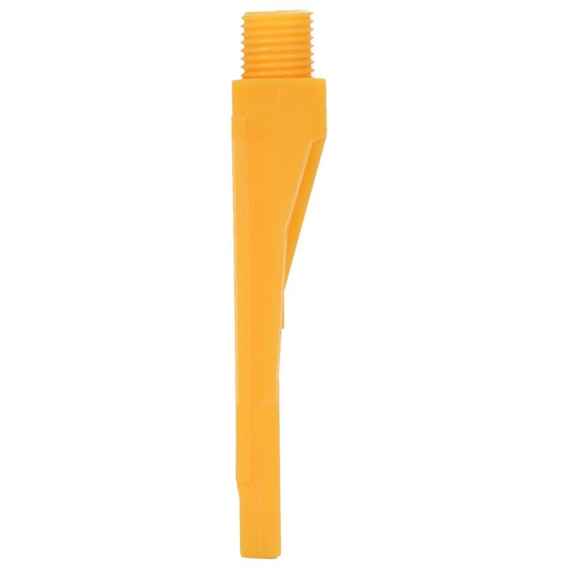 1/4BSP Buitendraad Abs Enkele Hole Air Blow Off Platte Jet Nozzle Geel