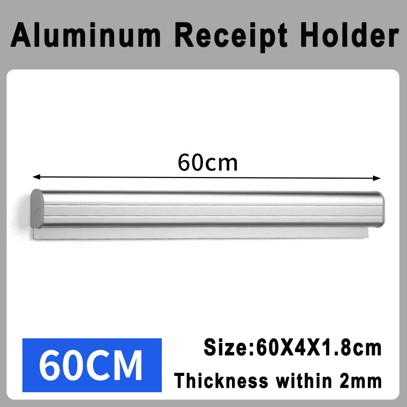 Kitchen Ticket Holder Restaurant Order Holder Slide Check Rack Paper Tab Clip Display Organizer Guest Receipt Bill Hanging Rack: Dark Khaki / 3-tier