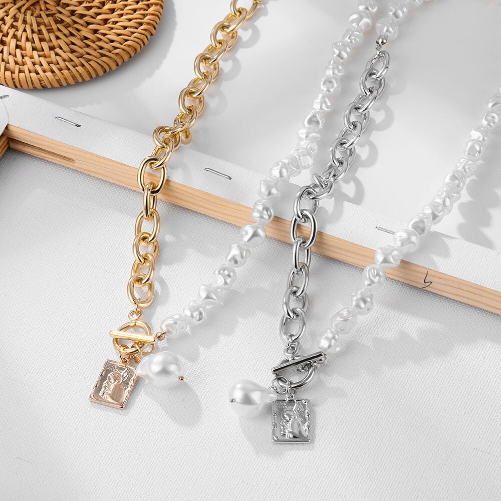 Casual Hals Ketting Kettingen Voor Vrouwen Ronde Marmeren Hangers Hiphop Vrouwelijke Sieraden Ketting