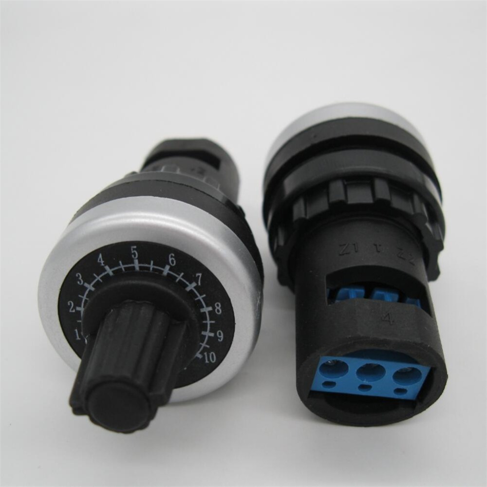 LA42DWQ-22 1K ohm 22mm diámetro macetas convertidor potenciómetro rotativo regulador inversor interruptor de resistencia