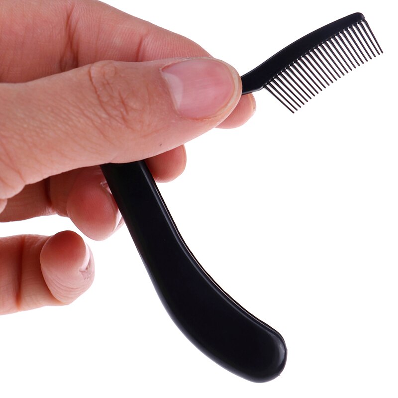 Femmes sourcil cils peigne outil d'extension de cils pliable cils peigne maquillage pinceaux outils