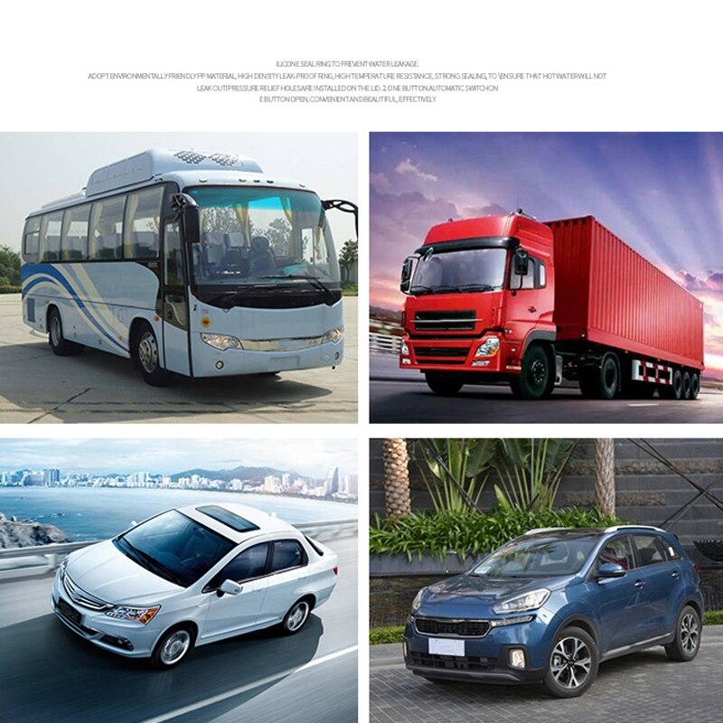 12-24V 800ML Stainless Steel Safe Car Electric Heated Water Kettle Bottle Cup Travel Car Kettle Car Heater