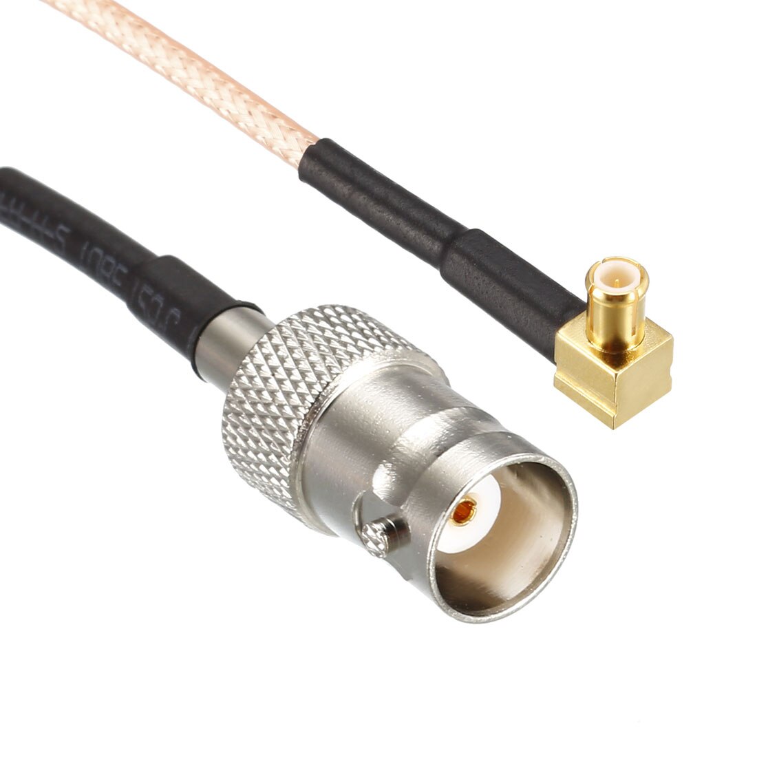 Uxcell BNC Weiblichen mcx Stecker Rechten Winkel RG316 Niedrigen Verlust RF koax Kabel 0,66-füße Lange