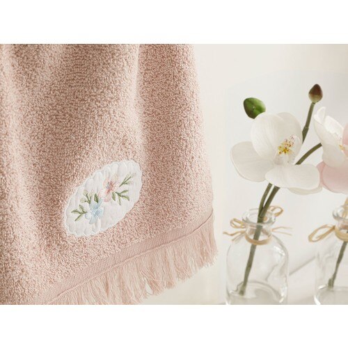 Engels Huis Chique Bloemen Embroideried Handdoek 30X40 Cm Naakt Hand Gezicht