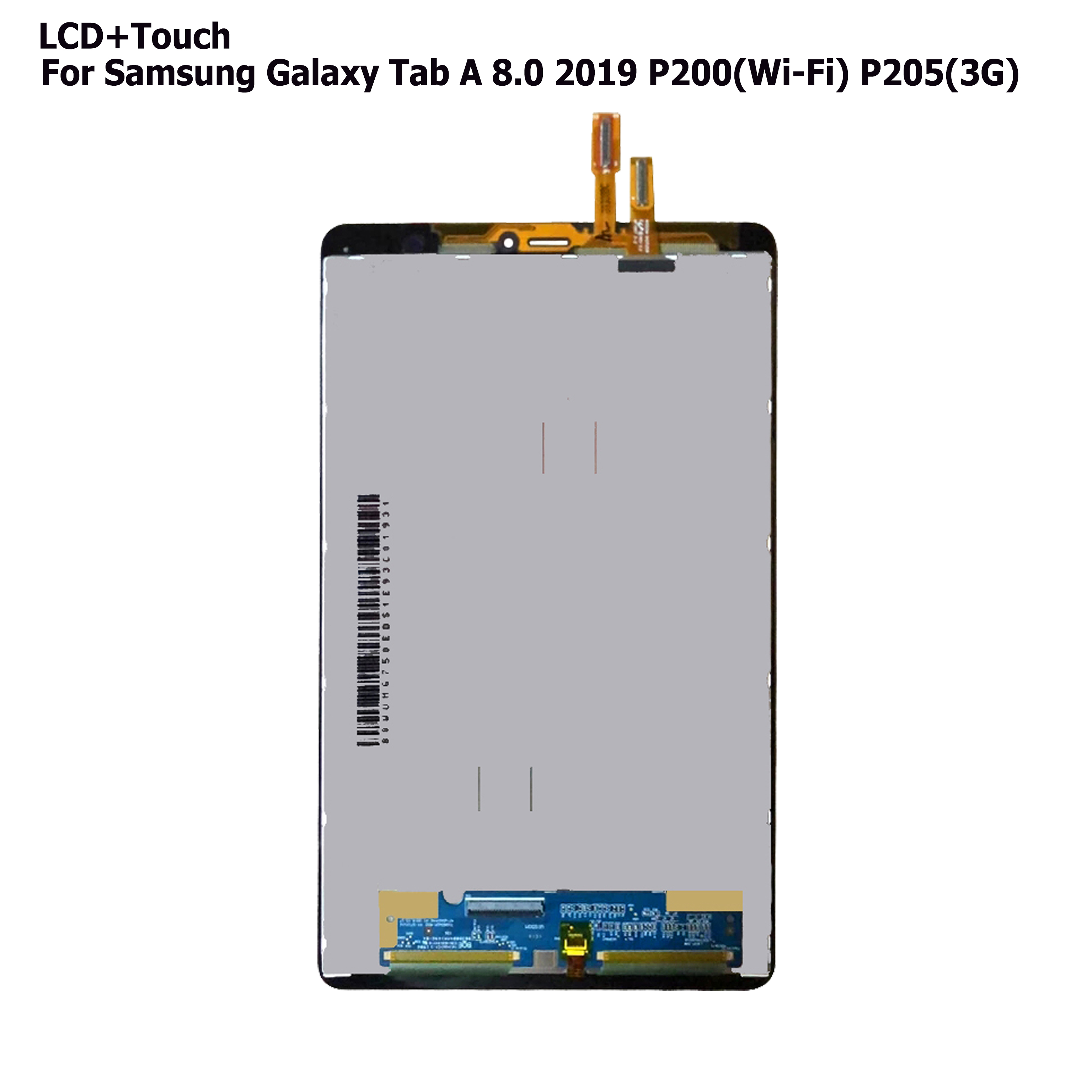 8.0&#39;&#39; For Samsung Tab A SM-P200 SM-P205 P200 P205 LCD Display Monitor Touch Screen Digitizer Panel Assembly WIFI/3G