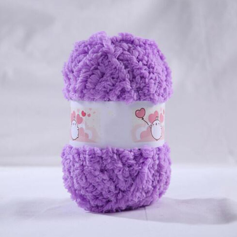 Soft Smooth Baby Wool Yarn Knitting Velvet Yarn Thick Fiber Cotton Crochet Yarn Hand Knitting Cashmere Yarn Thread: 674681