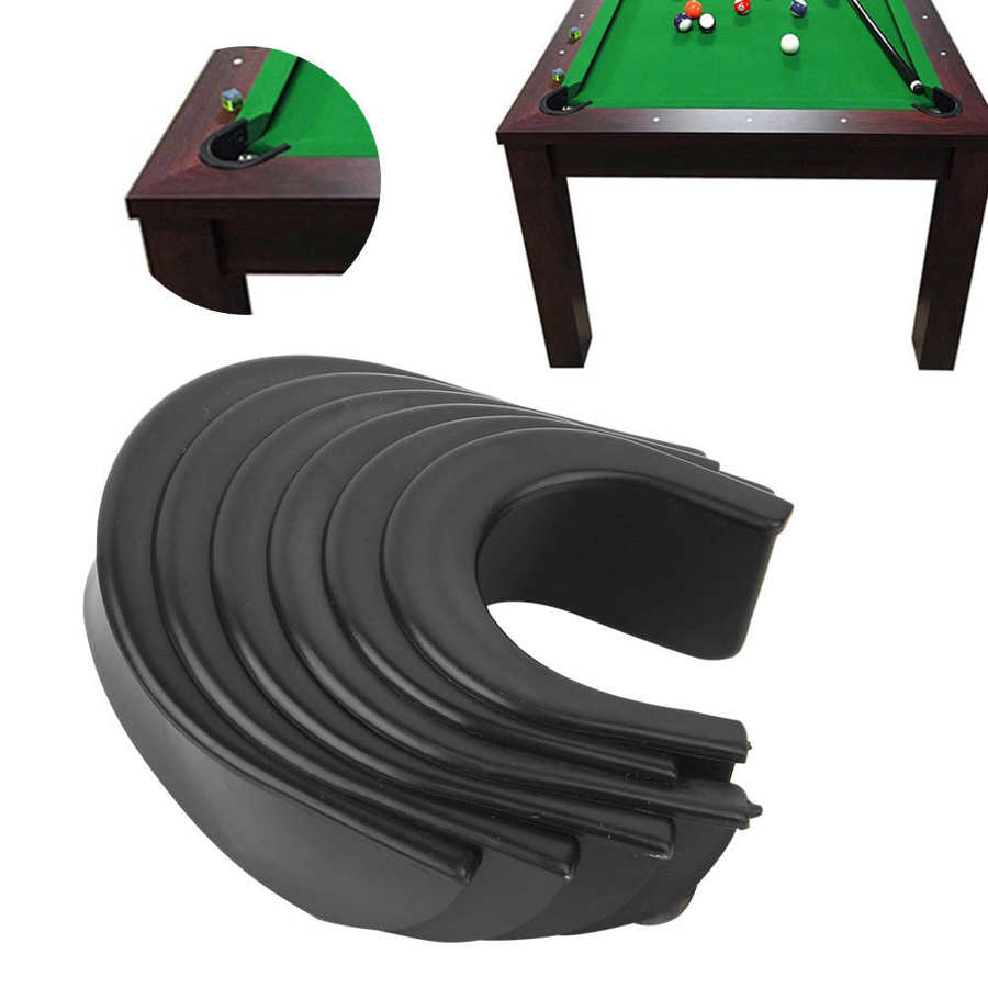6 Stck Billard Schwimmbad Tisch See Tasche Gummi Liner einstellen Schwimmbad Tisch Tasche Liner Billard Tasche See Liner Snooker Zubehör