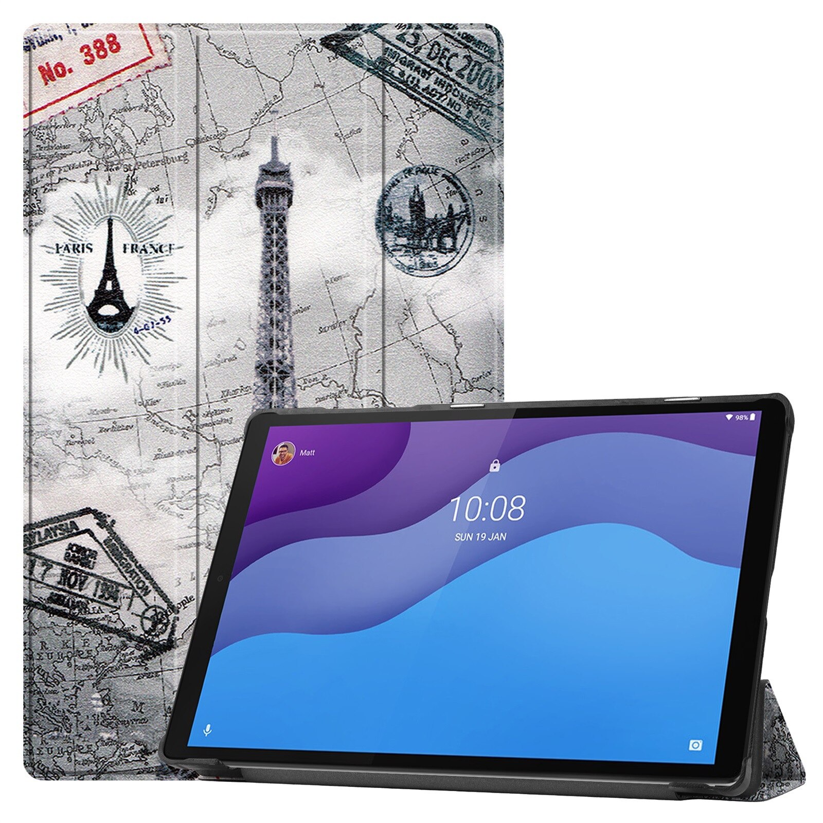 Tablet Pc Ultradunne Beschermhoes Voor Lenovo Tab M10 Hd TB-X306F 10.1 Inch Anti Beschermende mouw: C