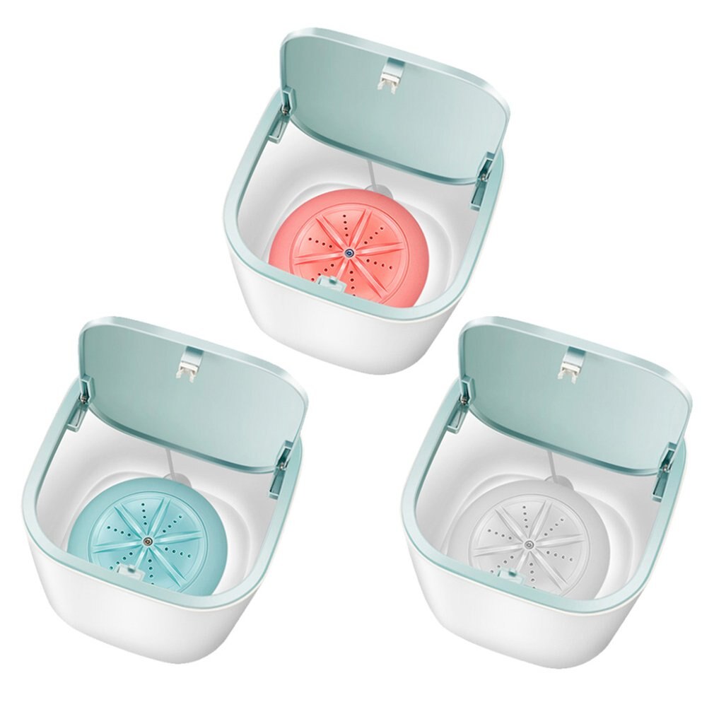 Husstand lille vasketromle mini usb turbo vaskemaskine elevkollegium stort moment vaskemaskine