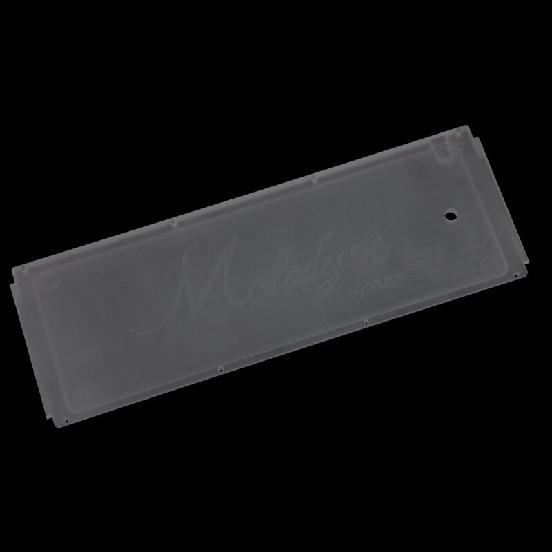 YMDK Melody 96 PVD Brass Plate Aluminum Plate Acrylic Bottom For Melody 96 Case Keyboard