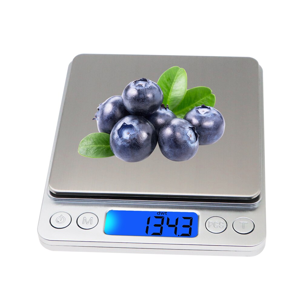 500g/1/2/3/kg Electronic Scale 3kg Digital Scales Pocket Platform Scale Weight Balance Jewelry Weighing
