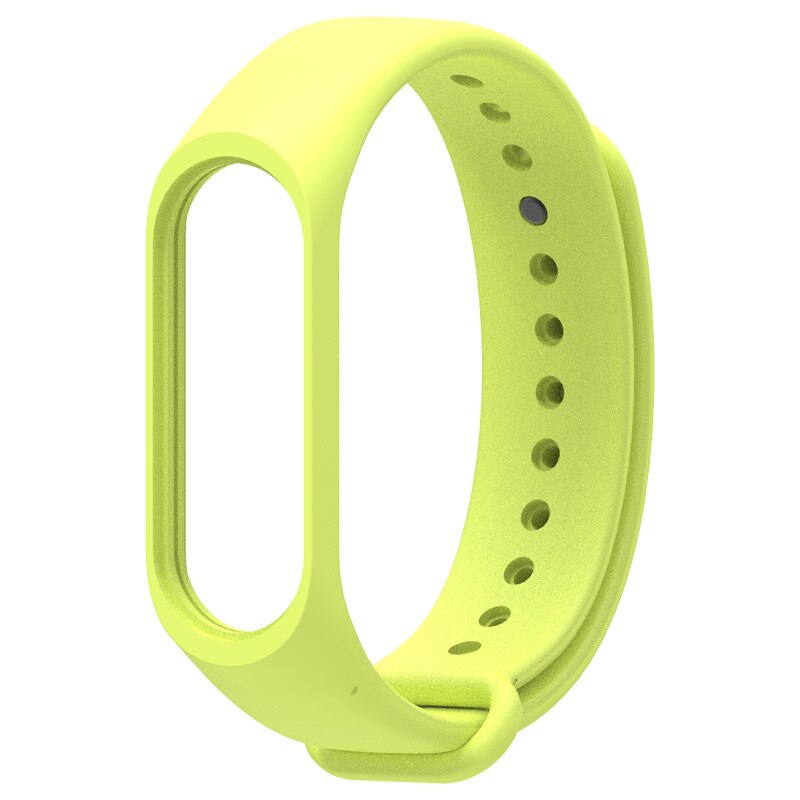 Correa de silicona para Xiaomi Mi Band 4, repuesto de Pulsera para reloj inteligente Mi Band 4,: Lime