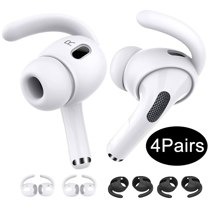 1/4 paires pour AirPods Pro crochets d'oreille couvre accessoires Silicone anti-dérapant embouts d'oreille sport manchon de protection pour AirPods Pro Gen 1