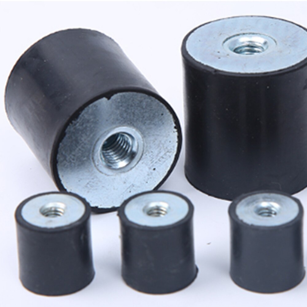 8 stücke M4 M5 M6 Gummi Halterungen Gewinde Weibliche Vibration Isolator Ersetzt Anti Vibration Pad Flache Stille Block Basis Block